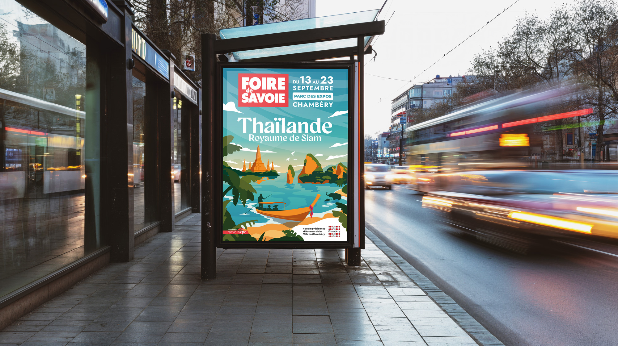 Foire de Savoie - Arrêt de bus